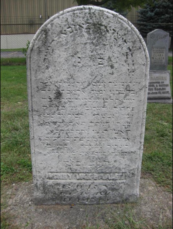 Headstone of Israel H. van Baalen at the Lafayette Cemetery of Temple Beth El, Detroit.
